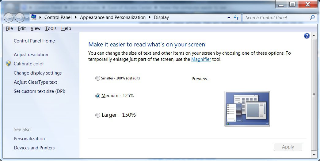 screen